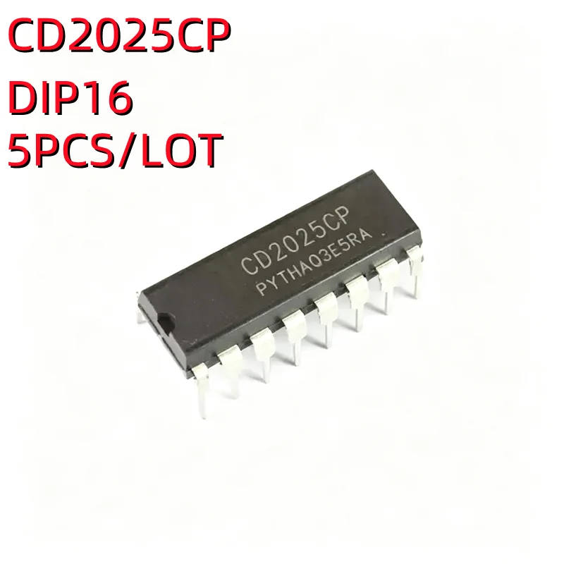 5PCS/LOT 100% Quality CD2025CP CD2025 2025CP DIP-16 Dual Channel Power Amplifier In Stock New Original