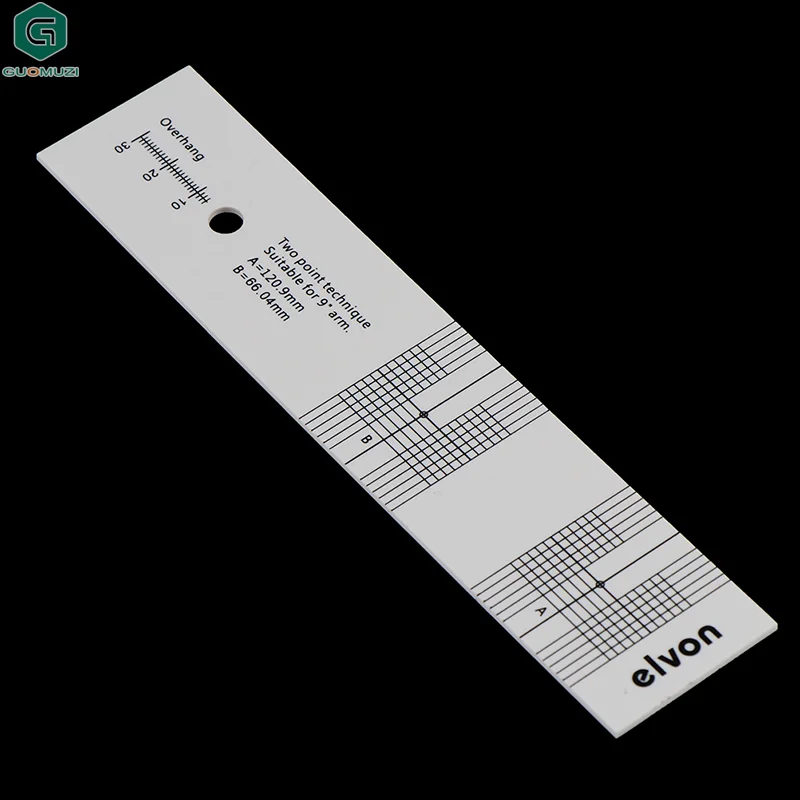 Pickup Calibration Distance Gauge Protractor Phono Cartridge Stylus Alignment