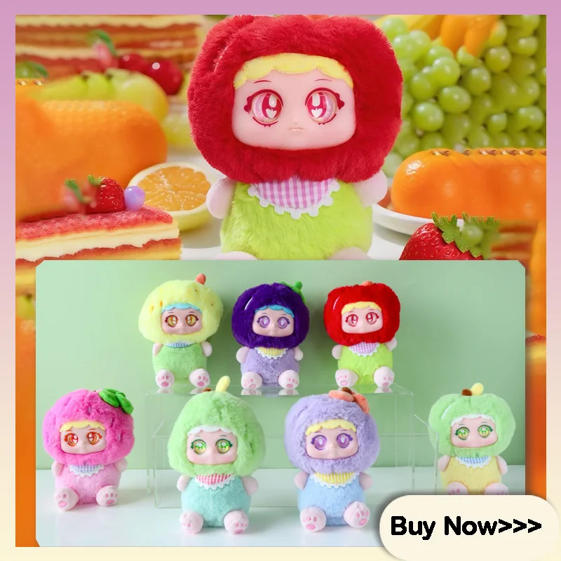 

Original Fruit Adventure Series Plush Vinyl Blind Box Kawaii Fruit Doll Desktop Ornament Ugly-Cute Gift Girl Festival Small Gift
