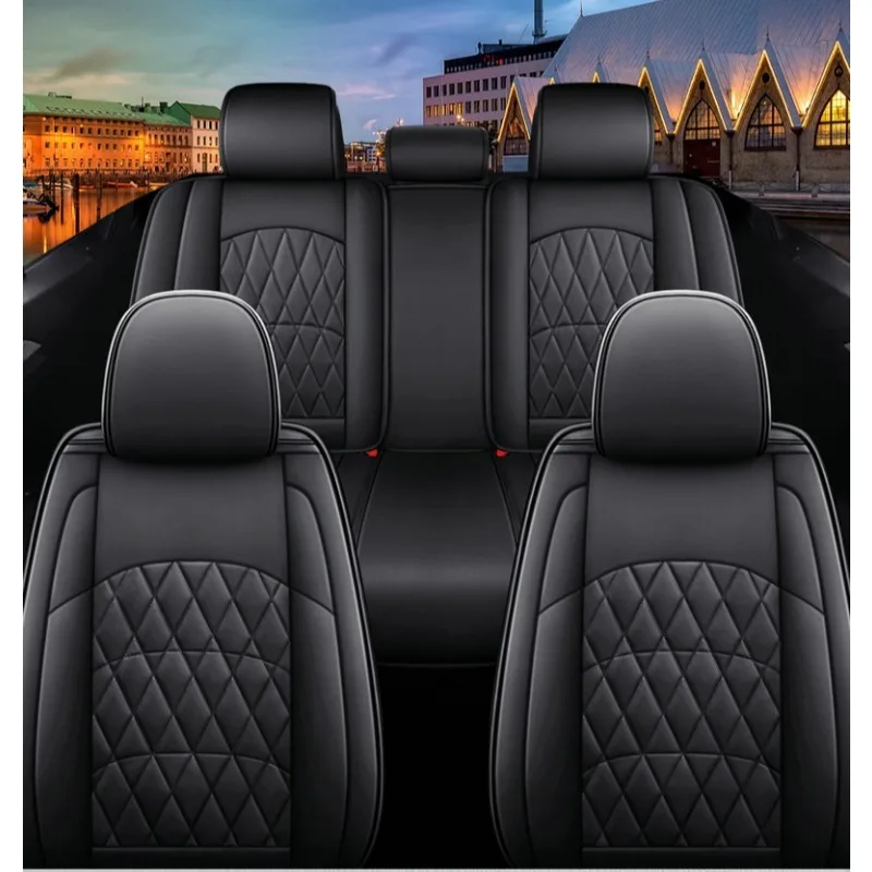 التغطية الكاملة العالمي بولي Leather الجلود مقعد السيارة يغطي لمازدا 3 CX-5 2 5 6 CX-3 CX-4 CX-7 CX-9 RX-8 CX-30 CX-50 اكسسوارات السيارات