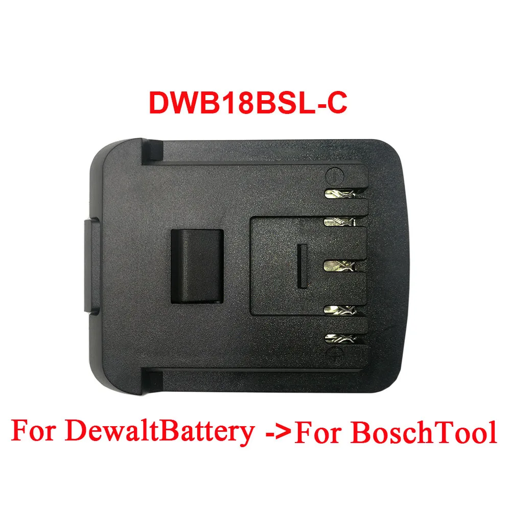 dawupine Adapter Converter DWB18BSL-c MTB18BSL-c MWB18BSL-c use For Makita DeWolt For Milwaukee Li-ion Battery on For Bosch Tool