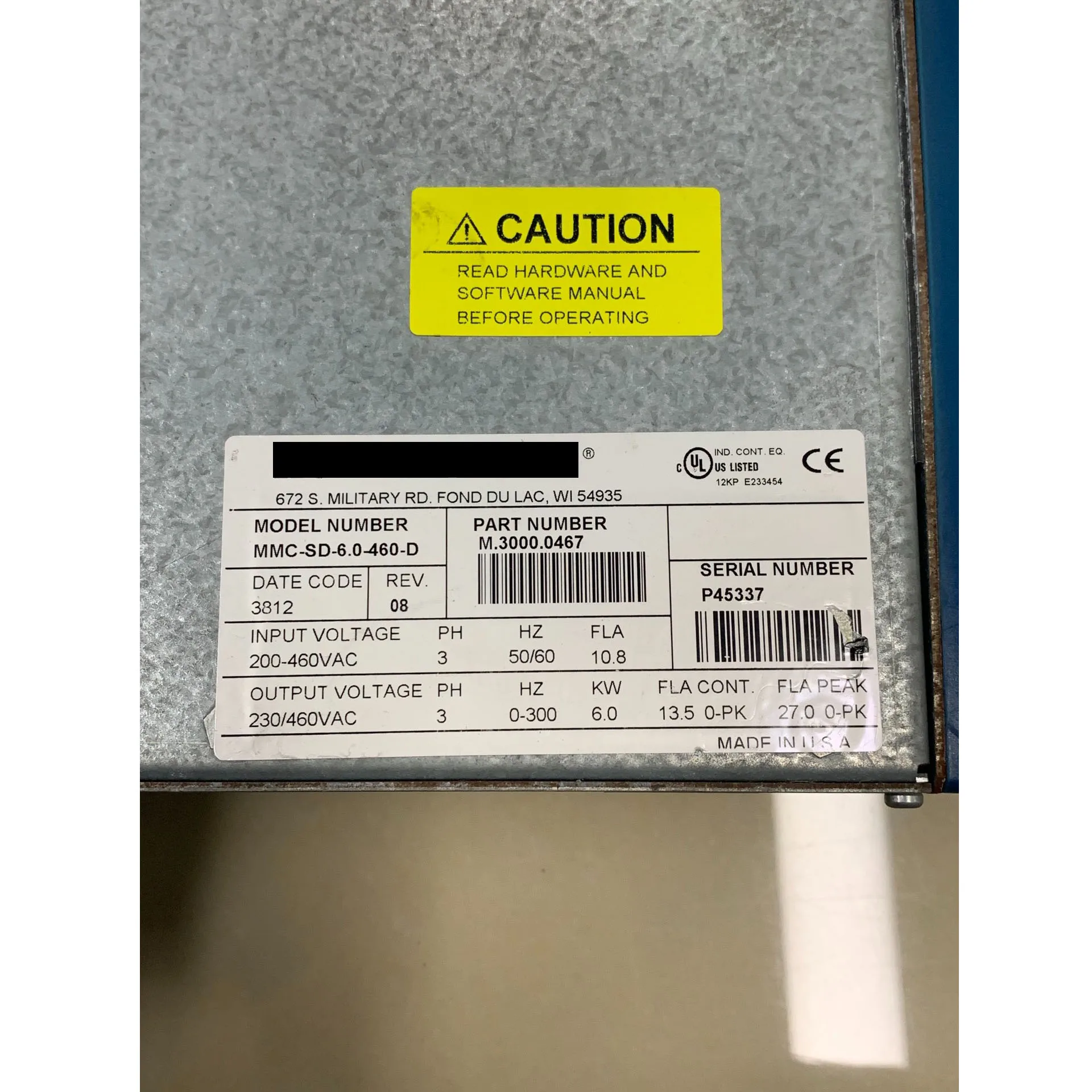 MMC-SD-6.0-460-D Serwonapęd z gwarancją