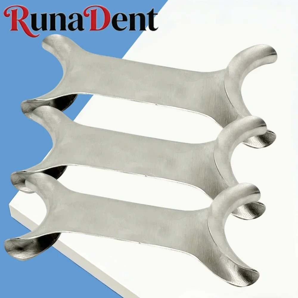 

3pcs Dental Orthodontic Double Ended Lip and Cheek Retractor Autoclavable Stainless Steel for Teeth Whitening and Mouth Opening
