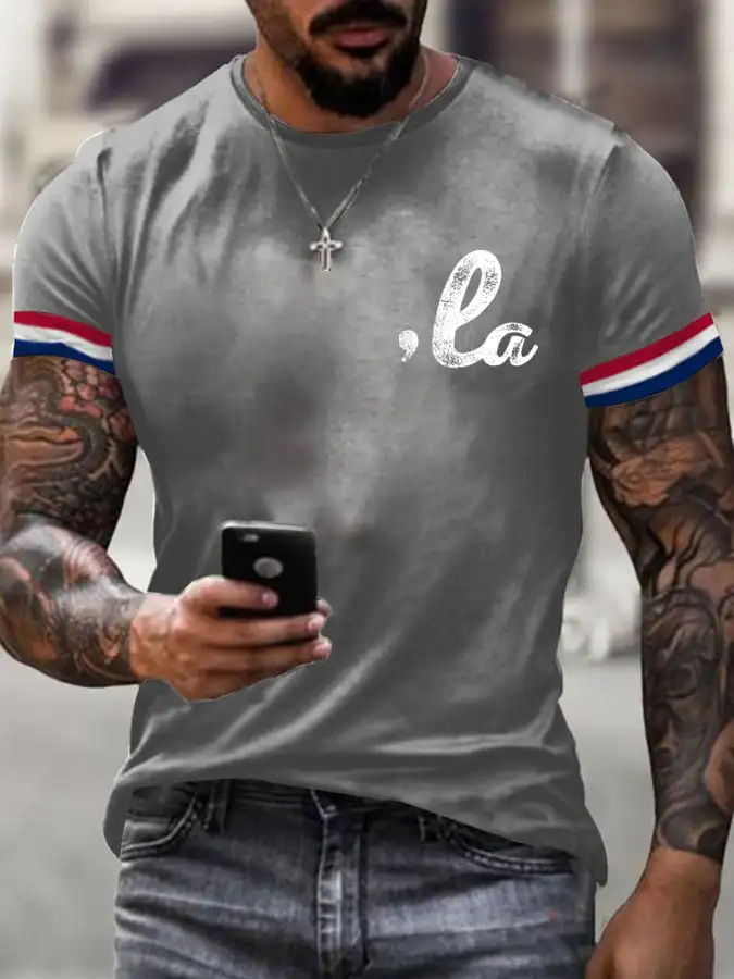 Men's La Print Short Sleeve T-shirt
