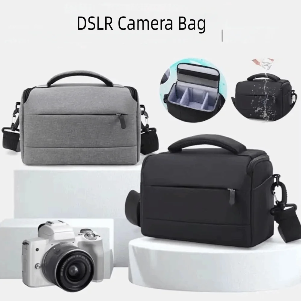 

Waterproof DSLR Digital Camera Bag Multi-functional Protective Cover Camera Storage Bag Portable Nylon Photography Bag