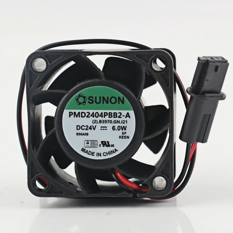 New original Sunon 5V 12V 48V DC 24V 6.0W AC EC 4028 40X40X28MM 4CM inverter server bearing two-wire PMD2404PBB2-A cooling fan