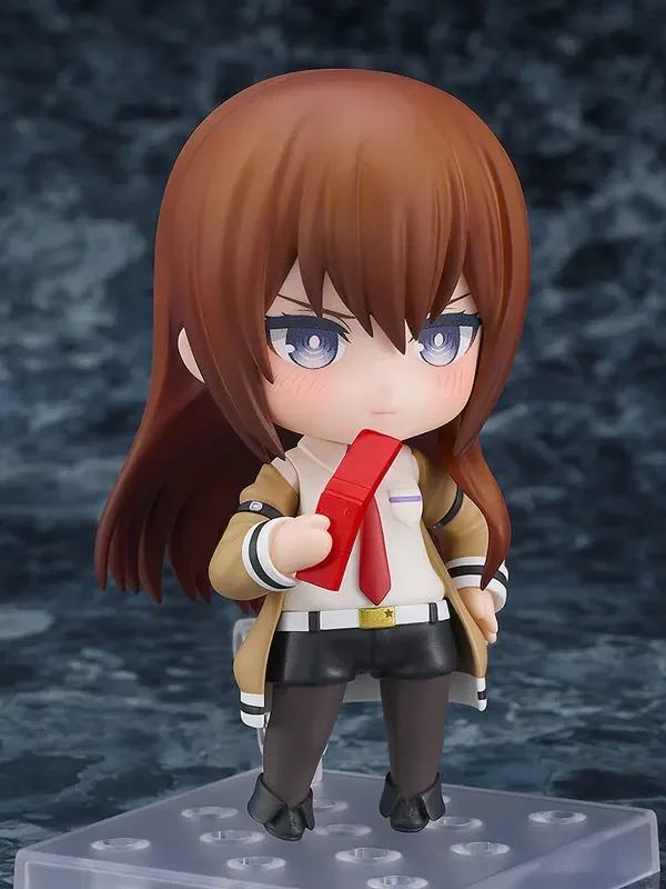 Makise Kurisu Gerbang Steins 10cm # 2521 Figur Aksi Boneka Anime Figur Koleksi Mainan PVC untuk Hadiah Teman