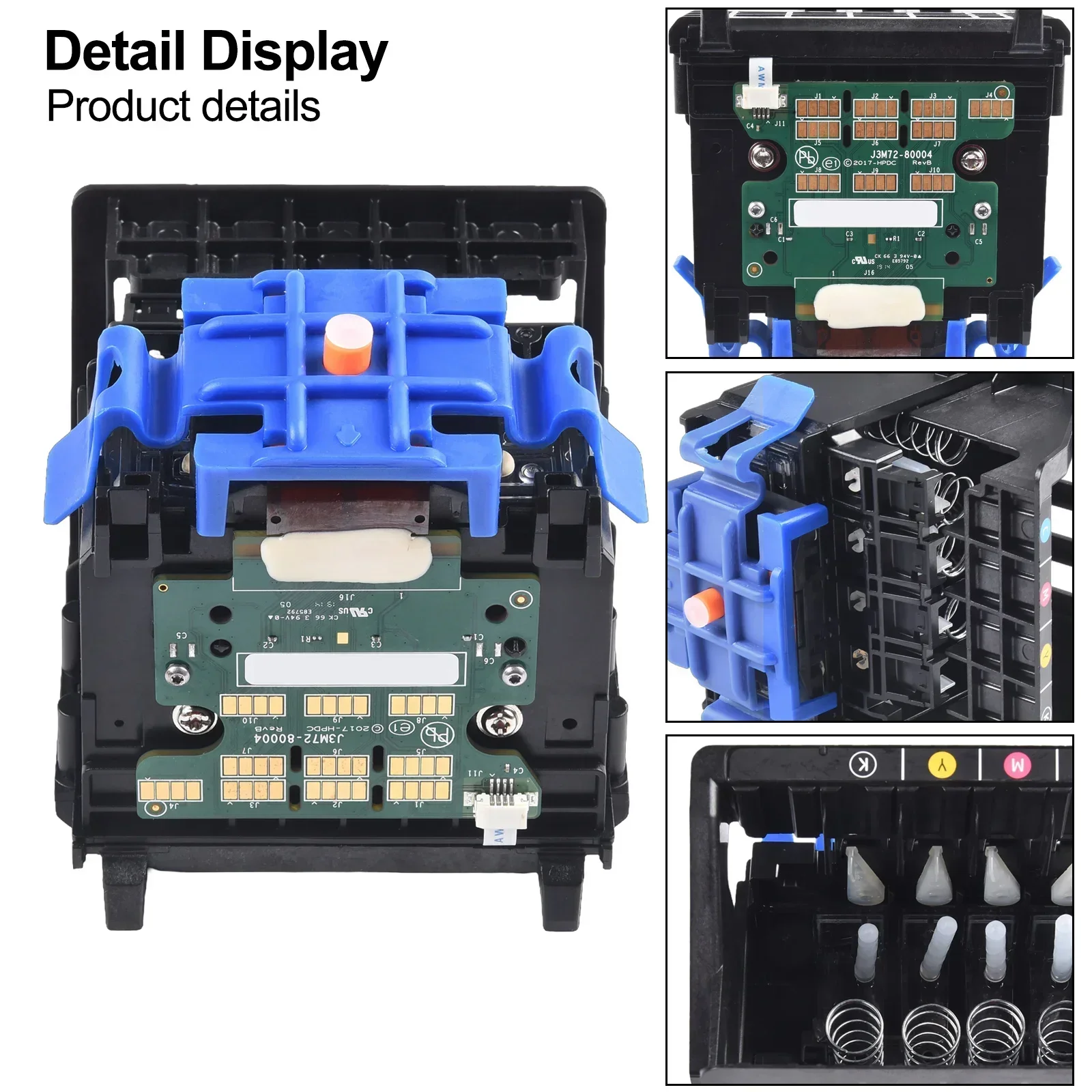 Enhanced Print Head for HP 9010 9012 9014 9015 9016 9018 9019 9020 9022 OEM Part Number J3M72 60008 J3M72 80004