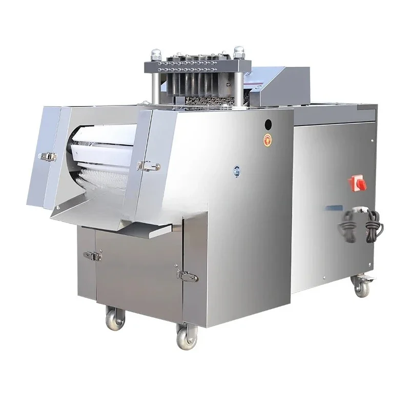 

Fully Automatic Cold Cuts Cooked Dried Fish Home Meat Strip Bone Dicer Cube Cutter Slicer Electric Industrial Slicing Machine