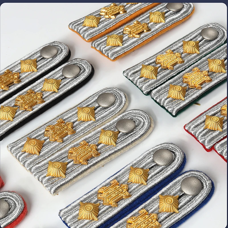 制服地金ワイヤーショルダーバッジエポレットドイツ軍パフォーマンスウェアコレクションコスプレエポレット