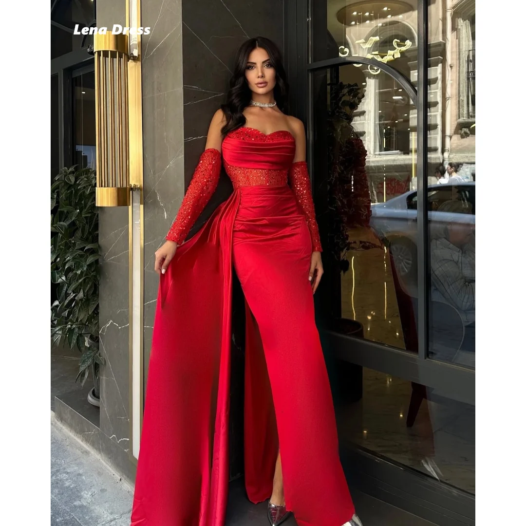 

Lena Mermaid Elegant Evening Dresses for Woman Luxury Evening Dresses 2025 Customized Luxury Ball Dress Shiny Off the Shoulder