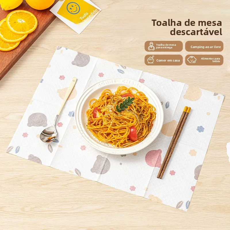 ポータブル使い捨て子供用ダイニングマット防水耐油断熱パッド屋外食事用椅子パッドダイニングテーブルクロス