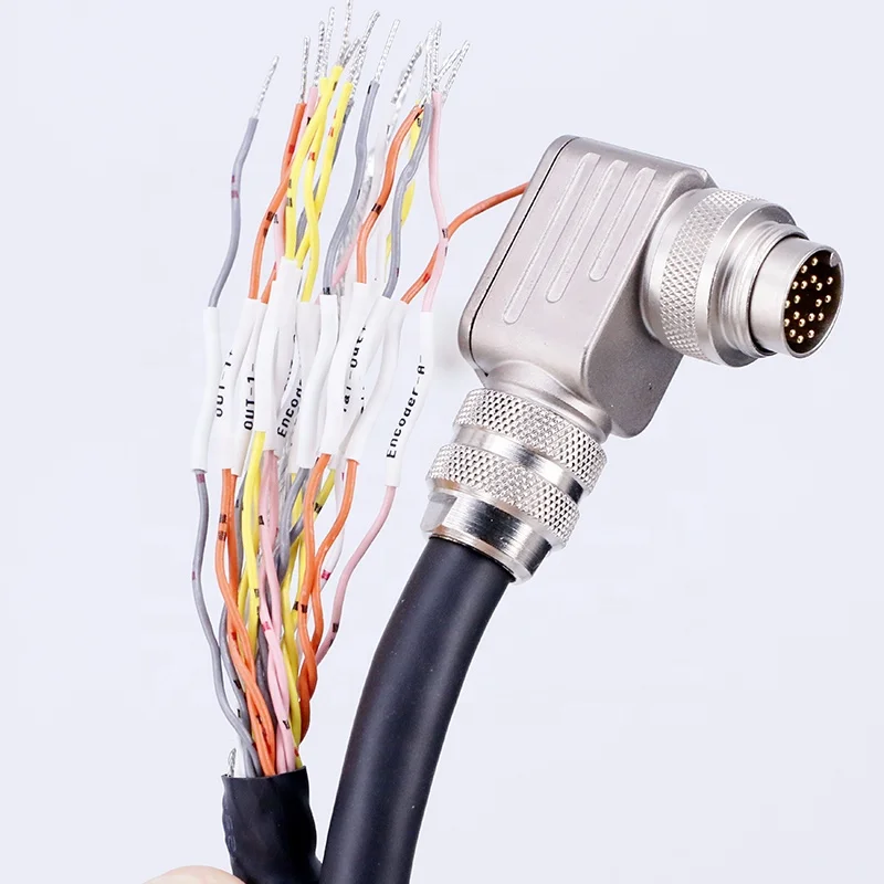 كابلات الصناعة LMI ذكر 19pin كابل مستشعر 3m تطبيق الكاميرات الصناعية للاستخدام الإلكتروني