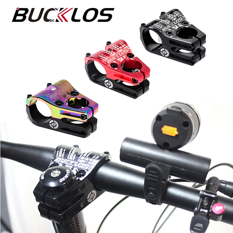 

BUCKLOS 35/31.8mm Bicycle Handlebar Short Stem 45mm Aluminum Alloy MTB Road Bike Stem High Strength Cycling Stem