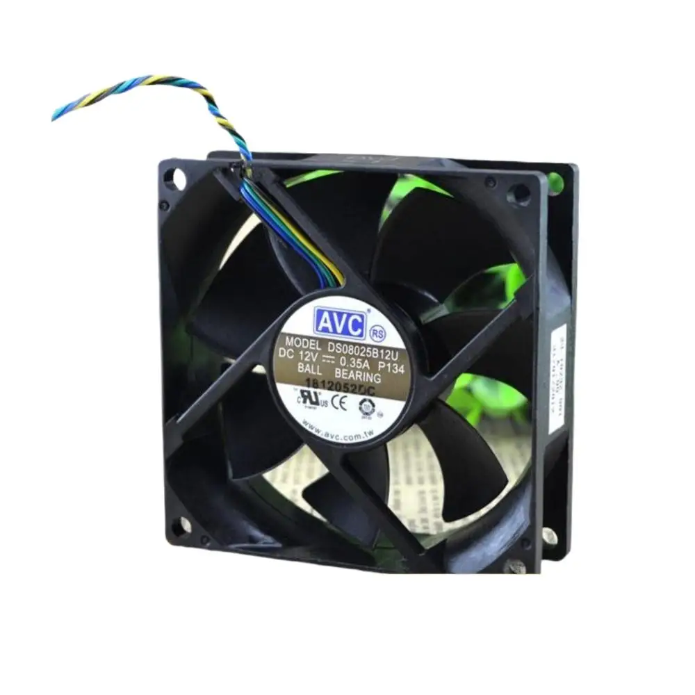 

Вентилятор 8 см для AVC 8025 12 В 0,35 А DS08025B12U P134, вентилятор с двойным шарикоподшипником, высокопроизводительная охлаждающая электроника