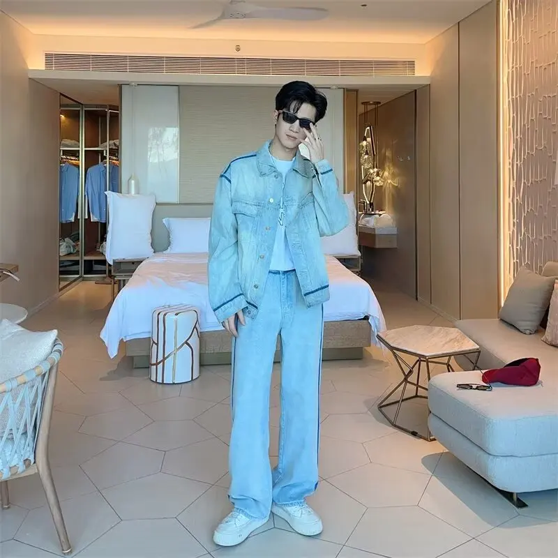 

Свободный мужской Jaet 2024, осень-весна, уличный Sle, модный Harajuku, корейская версия, повседневная верхняя одежда Haome, полиэфирное волокно