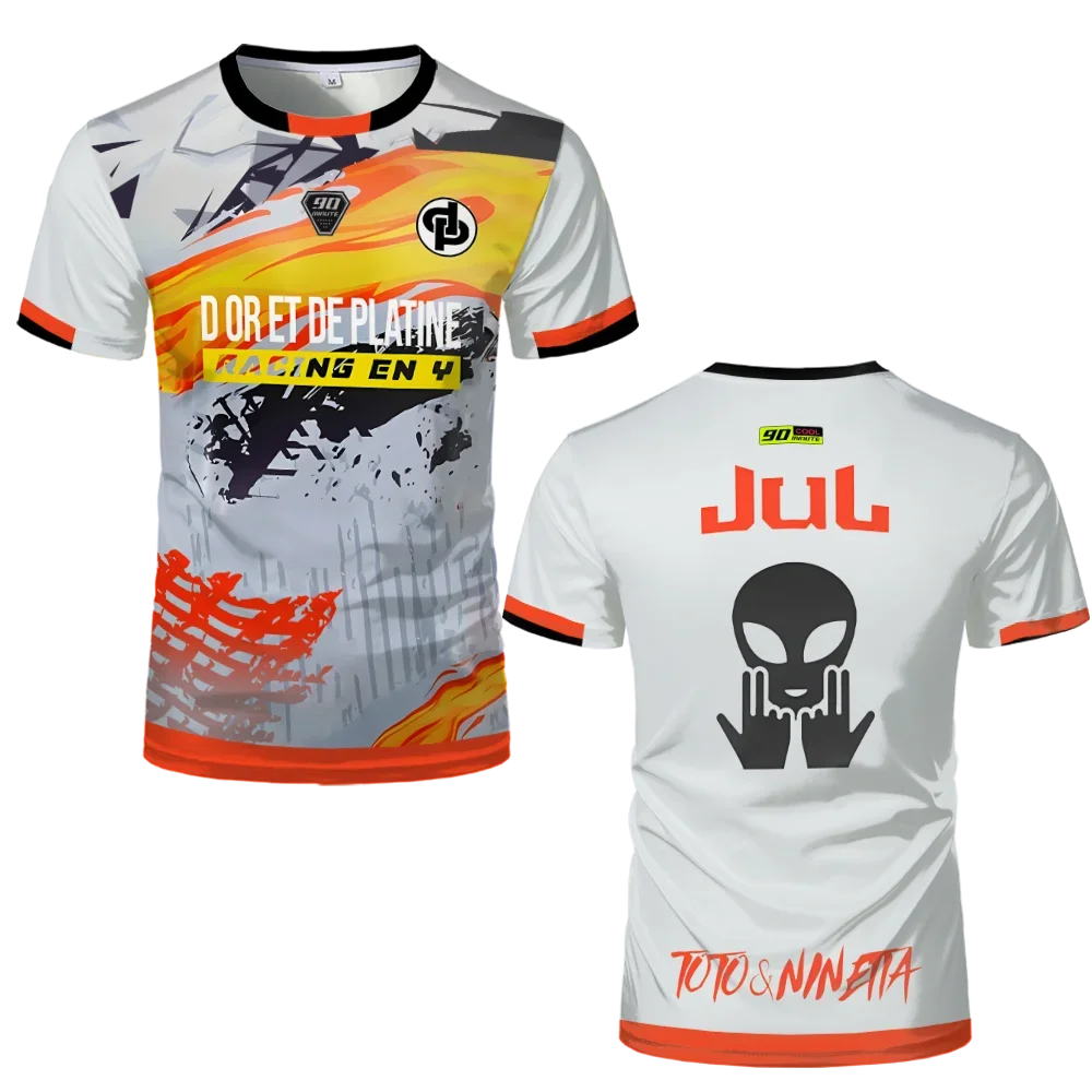 جاكوب فاتو السامون بالذئب تي شيرت القمصان الثقافية الطرفية موضة الشارع تنفس مريحة الرجال النساء الأطفال بلايز