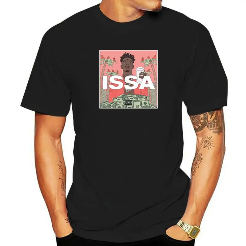 21 Savage Issa Hip Hop Tupac Amaru Shakur 2Pac RAP T-shirt Cotton Men T shirt New TEE TSHIRT Womens