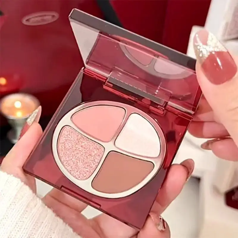 Joocyee lábios ligeiramente bêbados bochechas creme multiuso lama blush fosco sombra placa de maquiagem facial completa