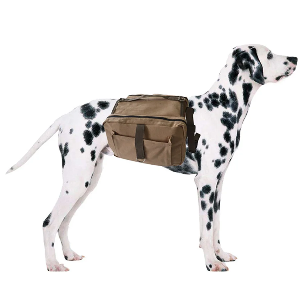 

Large Dog Backpack Outdoor Hiking Saddlebag Non Slip Adjustable Design for Travel Camping Walking Pet Carry Bag Functional