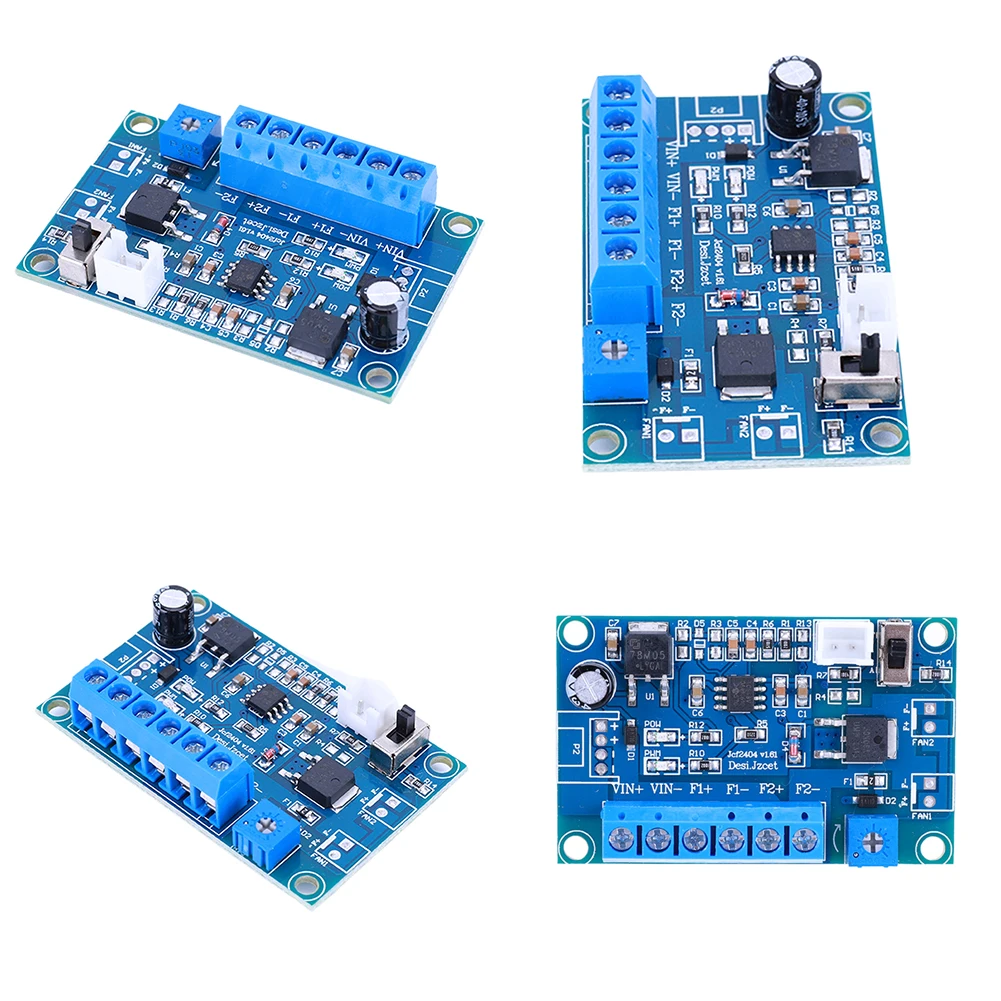 DC 12V 24V 4A Fan Temperature Control Speed Regulator  2/3/4 Cable Chassis Fan PWM Thermostat Speed Governor with Sensor