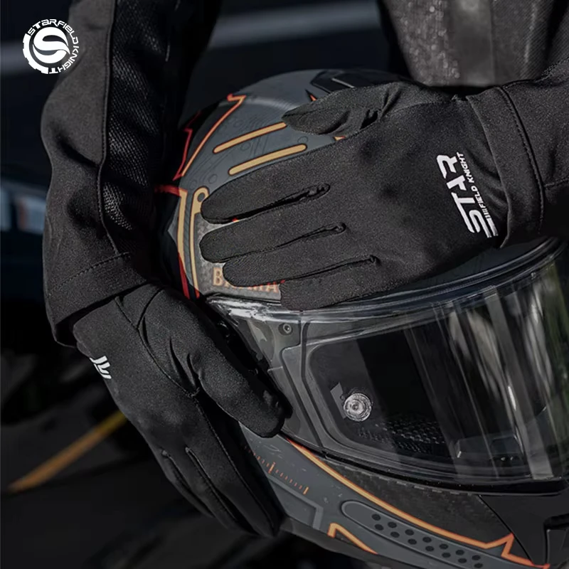 Winter Summer Motorcycle Gloves Inner Liner Moto Riding Car Driving Silk Liner Soft Sport Motorbike Motocross Glove Lining Black image 5
