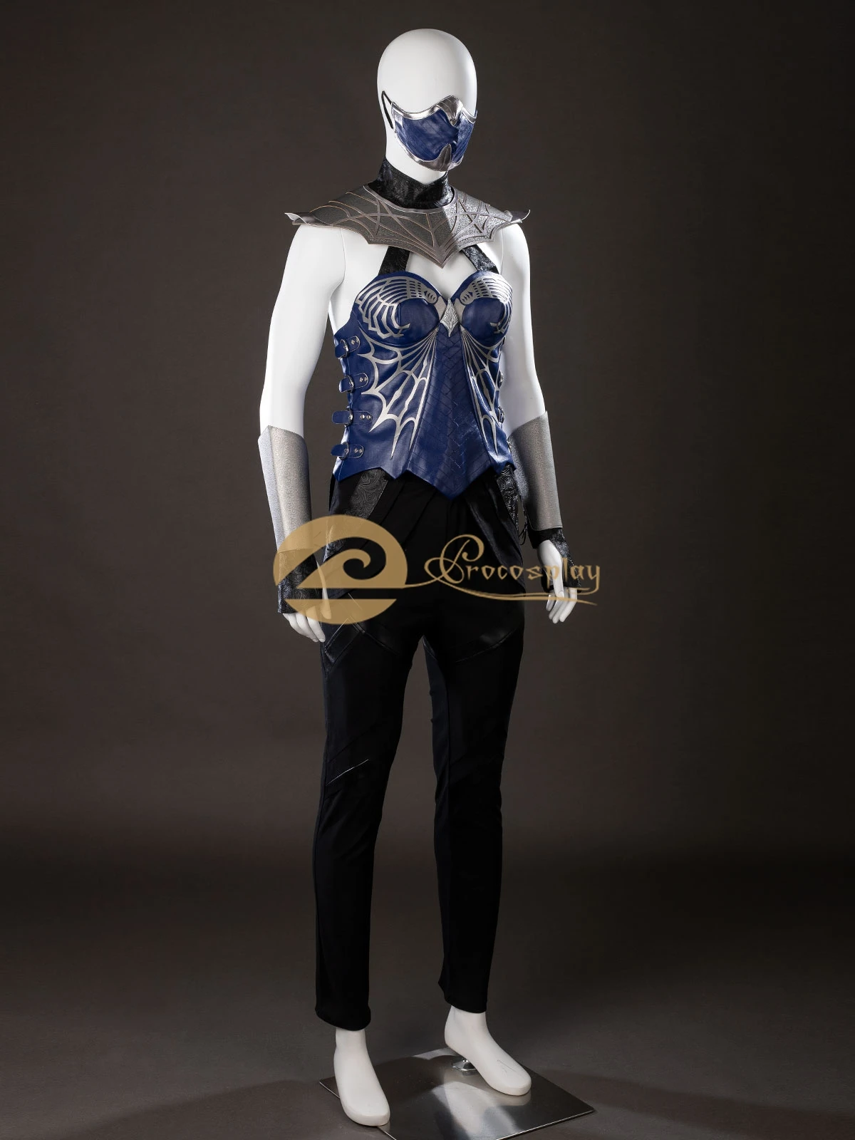 2026 Movie Kitana Cosplay Costume Women Top Pants Mask Clothes for Halloween Role Play