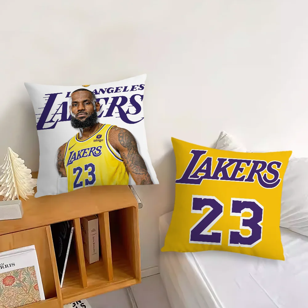 Super Pillow Case Sofa Living Room Headboard Bedroom Backrest Cushion Square Cushion Star L-LeBron James Basketball Nap Time