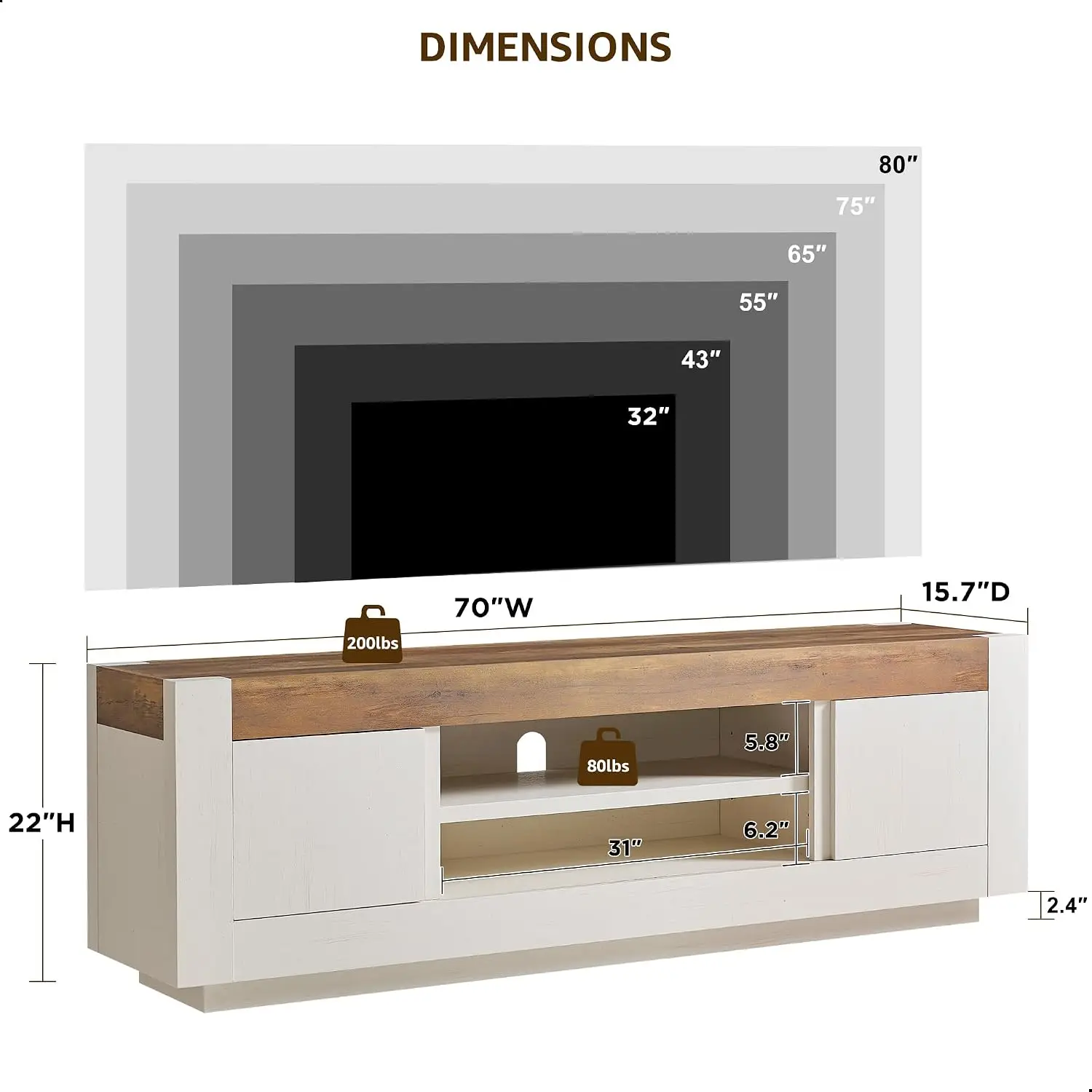 Three Tier TV Stand 2