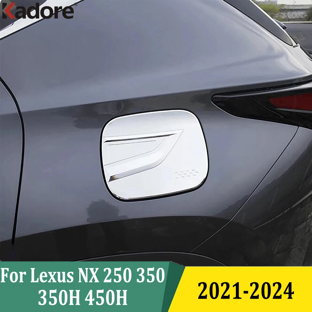 For Lexus NX 250 350 350H 450H 2021 2022 2023 2024 Carbon Fiber Gas Fuel Tank Cover Trim Styling Car Exterior Accessories