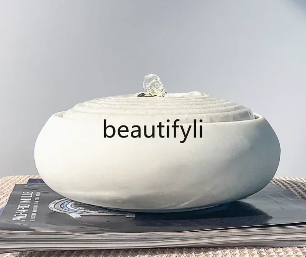 

yj32 CSimple Zen Chinese modern clubhouse hotel indoor fashion office desktop flowing water ornament