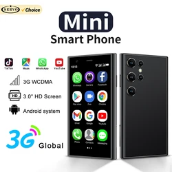 SERVO S23 Curved Border Mini Smartphone Quad Core 3G Network Android Hotspot 2GB+16GB Dual Camera Small Pocket Smart Telephones