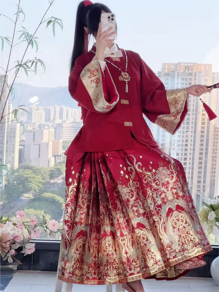 

Pocket gold imitation makeup flower toasting plus-size dress