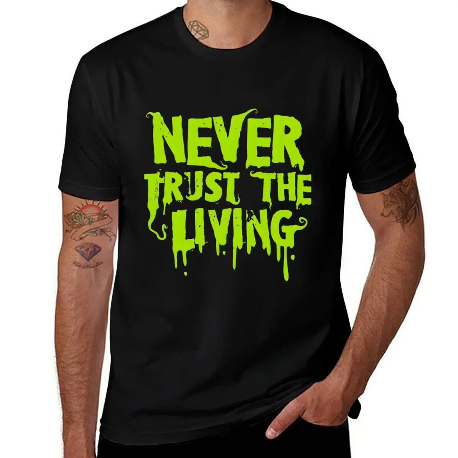 

shirt the man cotton for printed man high quality cotton T-Shirt 100% shirts t t Never Living Trust shirts t