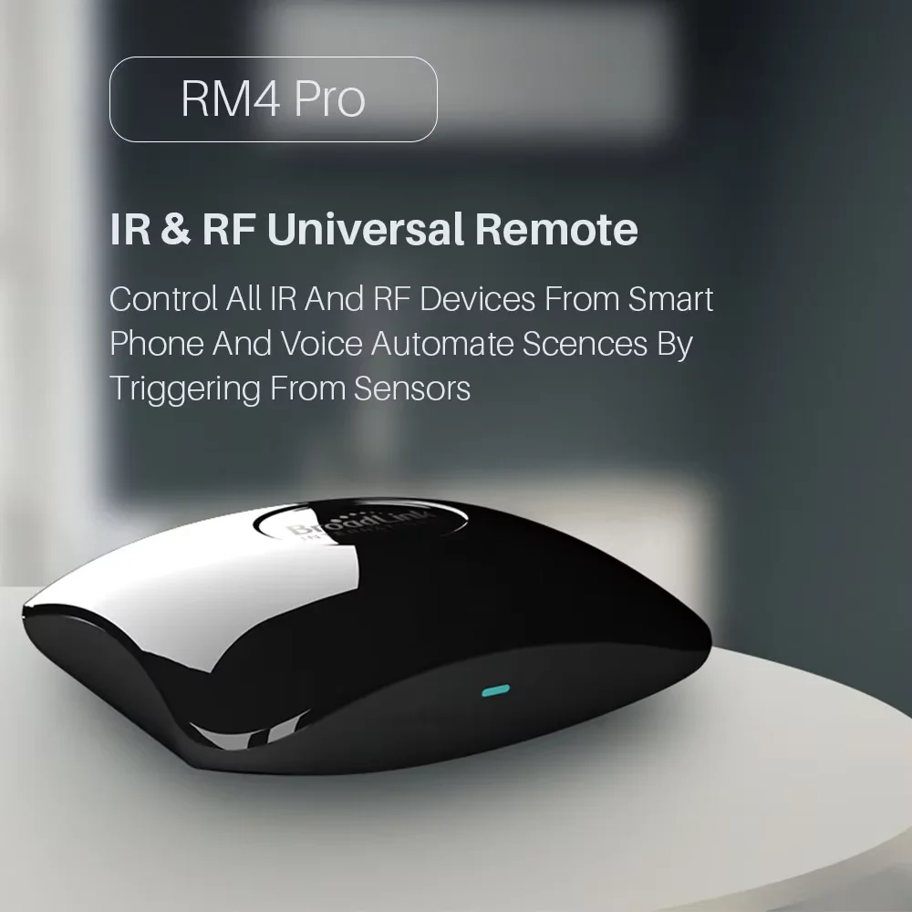 Broadlink RM4 PRO With EU/UK/US Plug IR RF wifi UNIVERSAL Remote Control Hub Smart Home Automation TV AC Fan Compatible