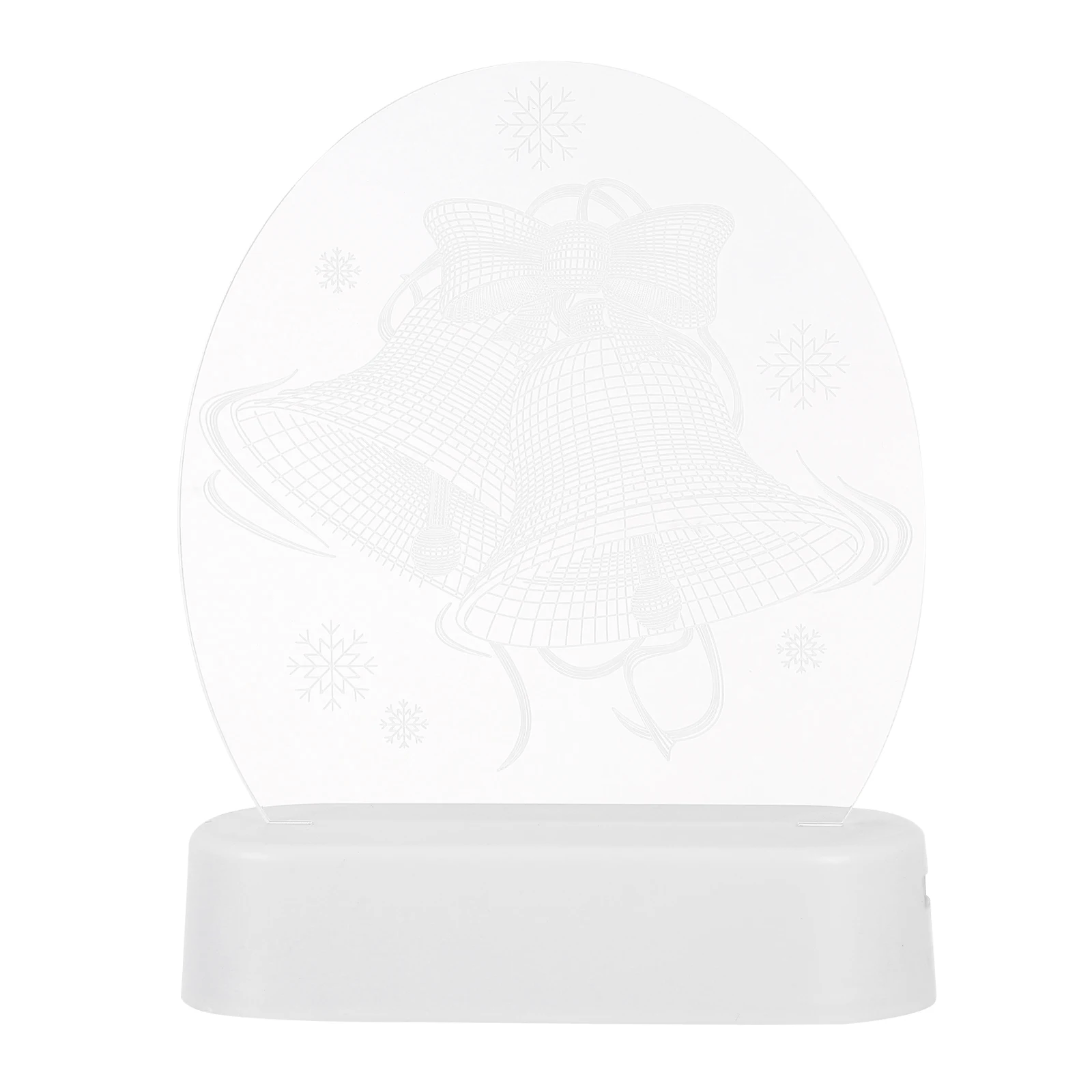 

Christmas Led Night Light Usb Charging Operated Small Bedside Lamp Living Room Decorative Light 3D Design Warm Glow