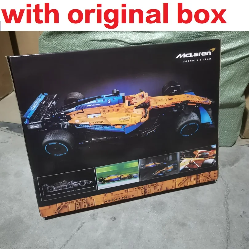 

Оригинальная коробка Technical 42141 42171 F1 Formula City Racing Car Строительные блоки Кирпичи Спортивный автомобиль Хэллоуин, Рождественские подарки