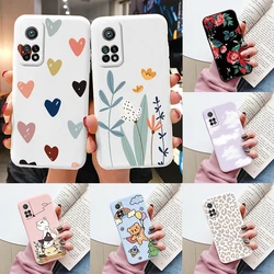 Flower Phone Case For Xiaom Mi 10T Pro 5G Funda Cute Heart Cartoon Owl Xiaomi 10T Mi10T Matte Soft TPU Back Cover Protective Bag
