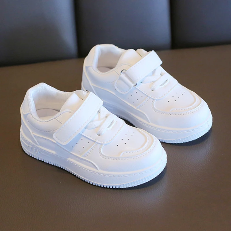 Kinderen Casual Schoenen Mesh Sneakers Jongens Sport Ademende Tennissneaker Baby Meisjes Lente Mode Shell Witte Hardloopschoenen