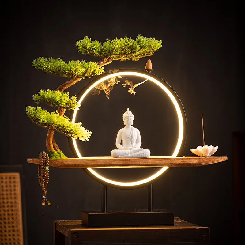 Zen Bakhoor Incense Burner Fragrance Holder Buddhist Religious Item Offering Japanese Decor Porta Inciensos Incense Stand Decor
