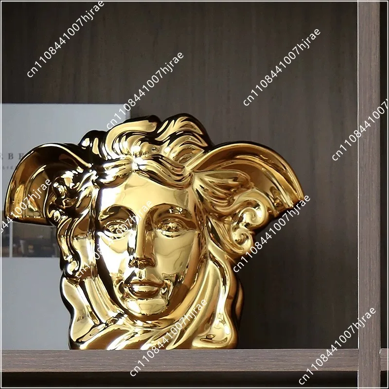 Light Luxury Gold Silver Electroplated Ceramic Vase Italian Style Decoration for Living Room High-end Artistic Decoration