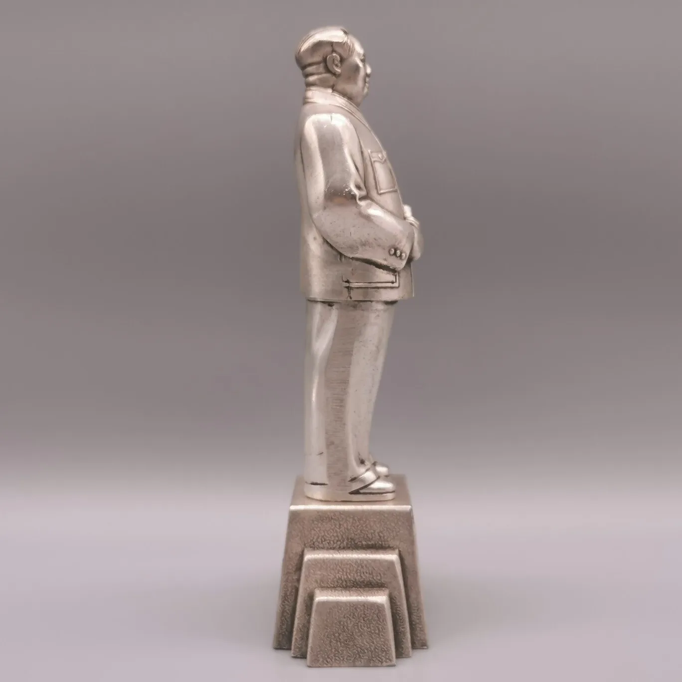 Respected Chairman Mao statue commemorative gift collect desktop decor copper