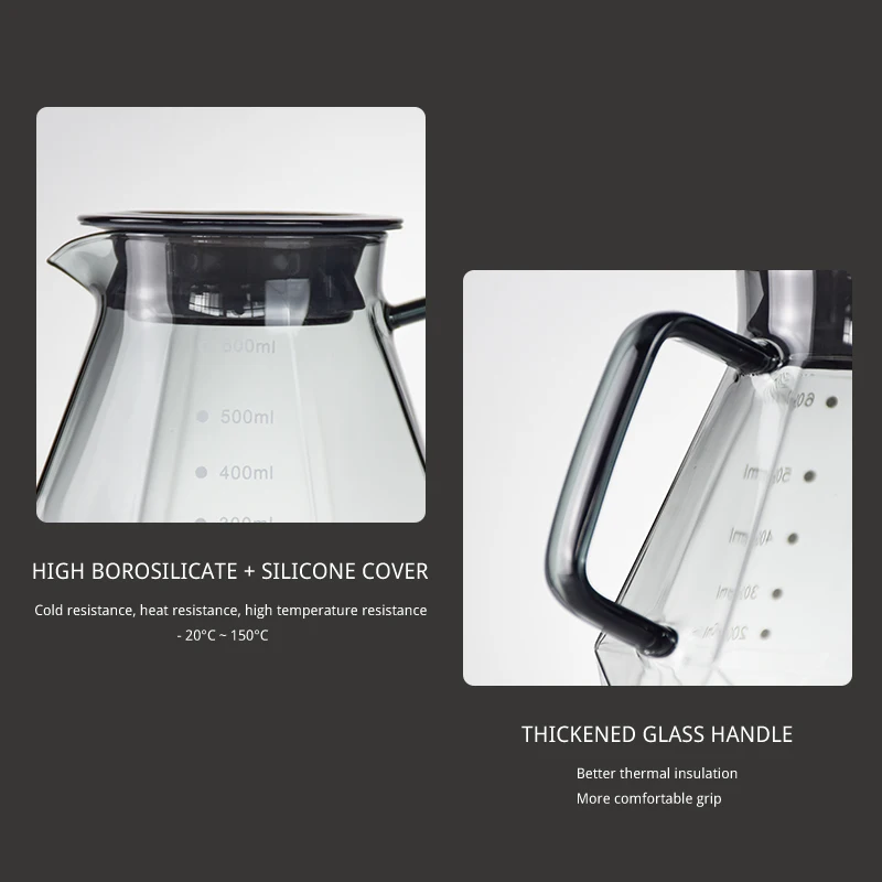 Coffee Obsidian Diamond Hand-brewed Coffee Sharing Pot Filter Cup Cloud Hand-brewed Coffee Pot Set