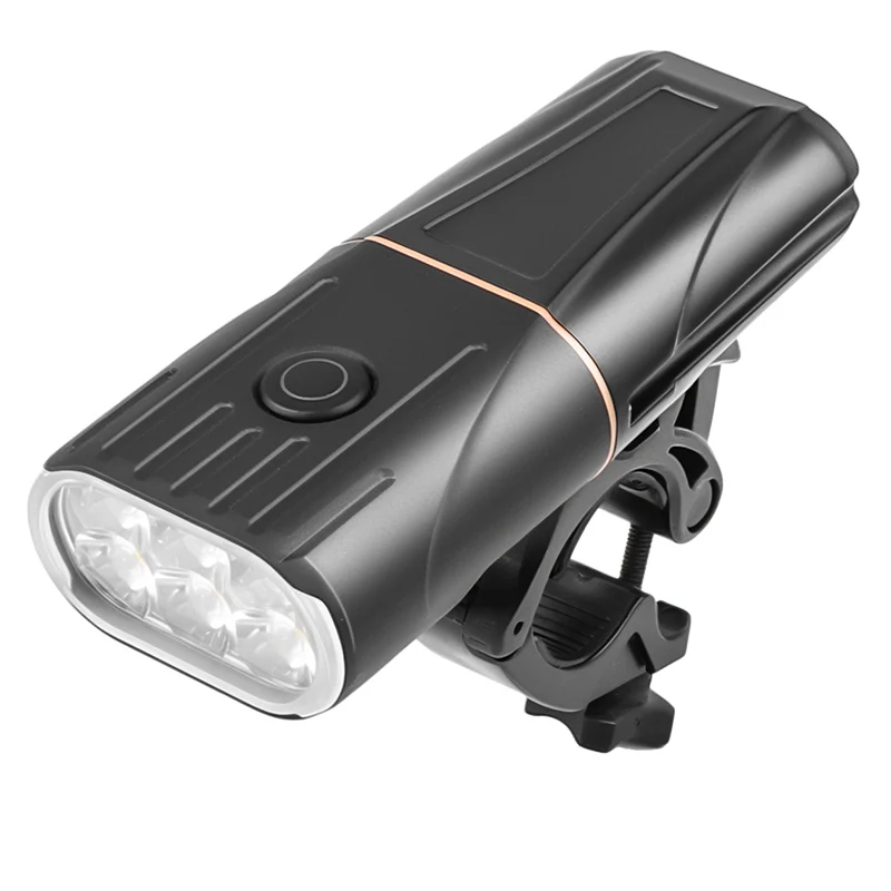 

1400 Lumen Rechargeable Bike Light 6 LED Front Back Rear Light Outdoor Cycling 5000mAh Road Bicycle Flashlight Power Battery 1