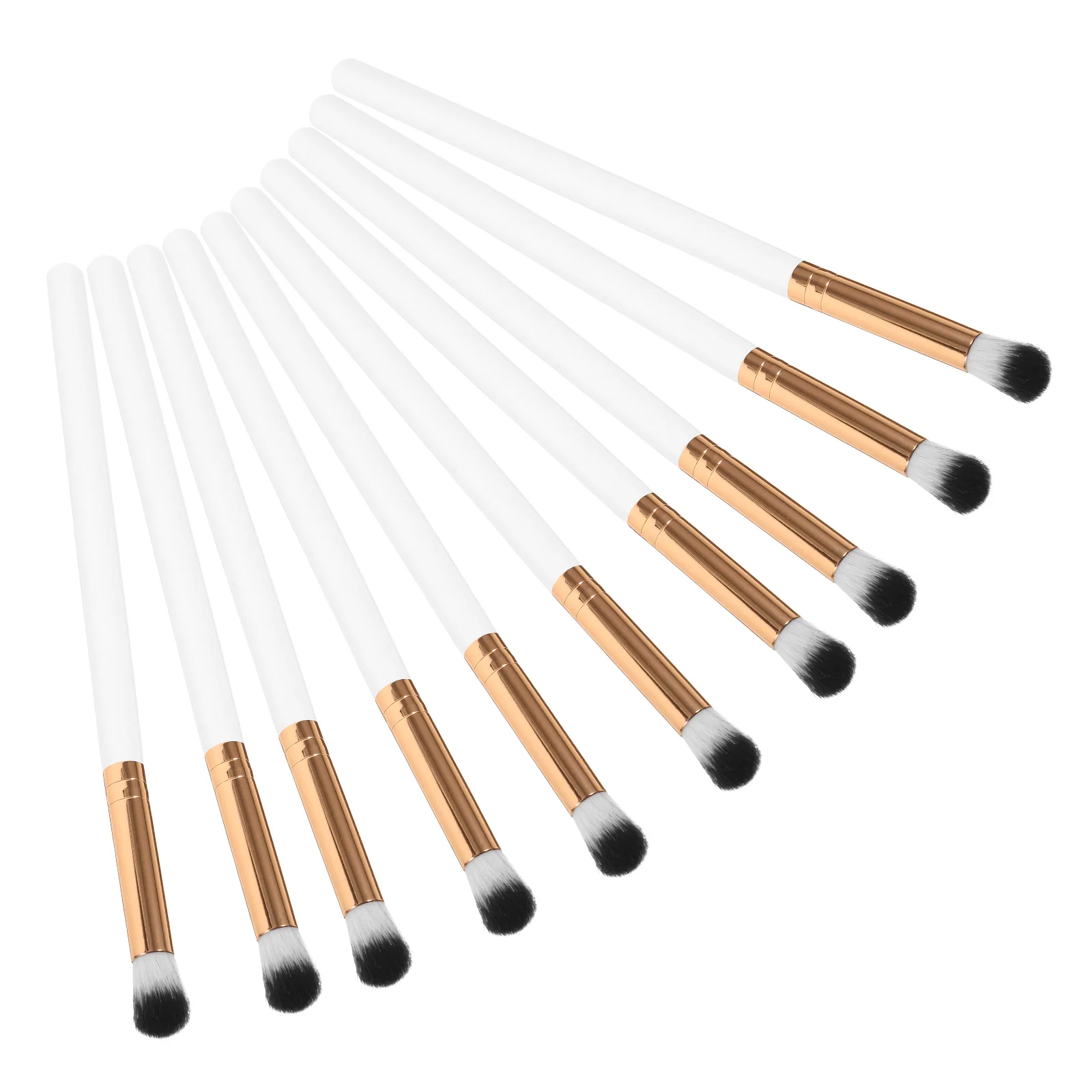 

10pcs Makeup Brush Set Precision Tools Wooden H Eyeshadow Brushes for Women Long lasting Reusable Compact Portable