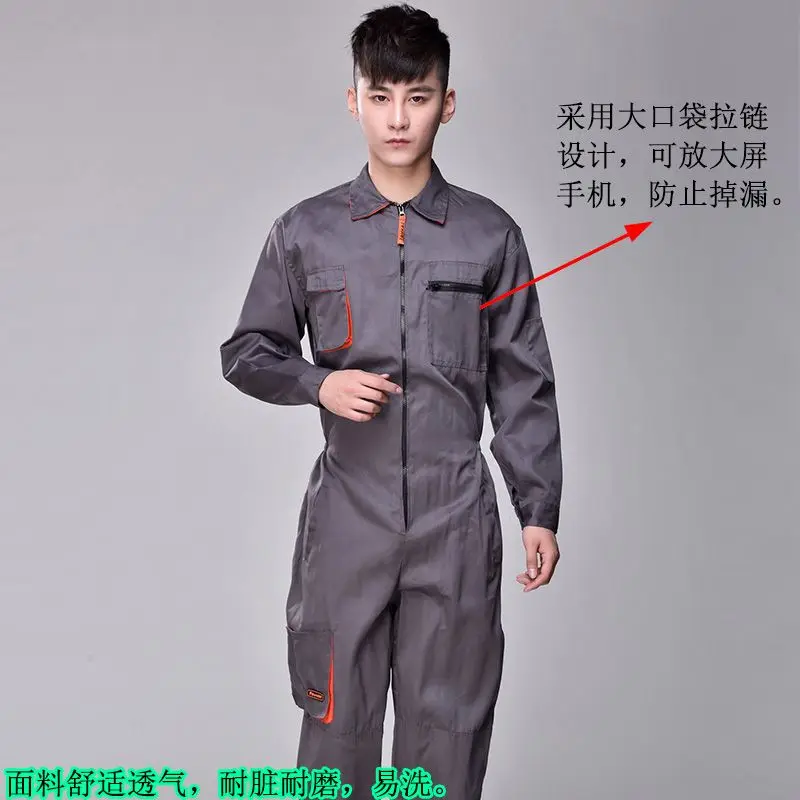 Work Overall Uniform Men Women Working Coveralls Welding Suit Car Repair Workshop Mechanic Plus Size Clothes