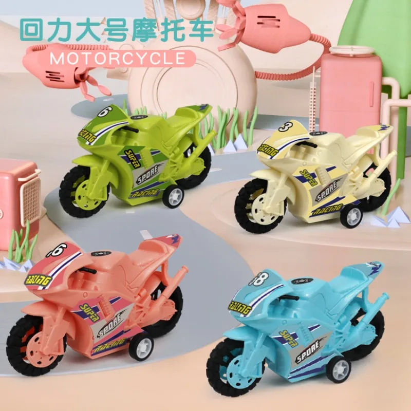 

1Pc Large Simulation Motorbike Model Kids Toy Car Pull Back Motorcycle Inertia Diecasts Vehicle Boy Toys for Children Gift