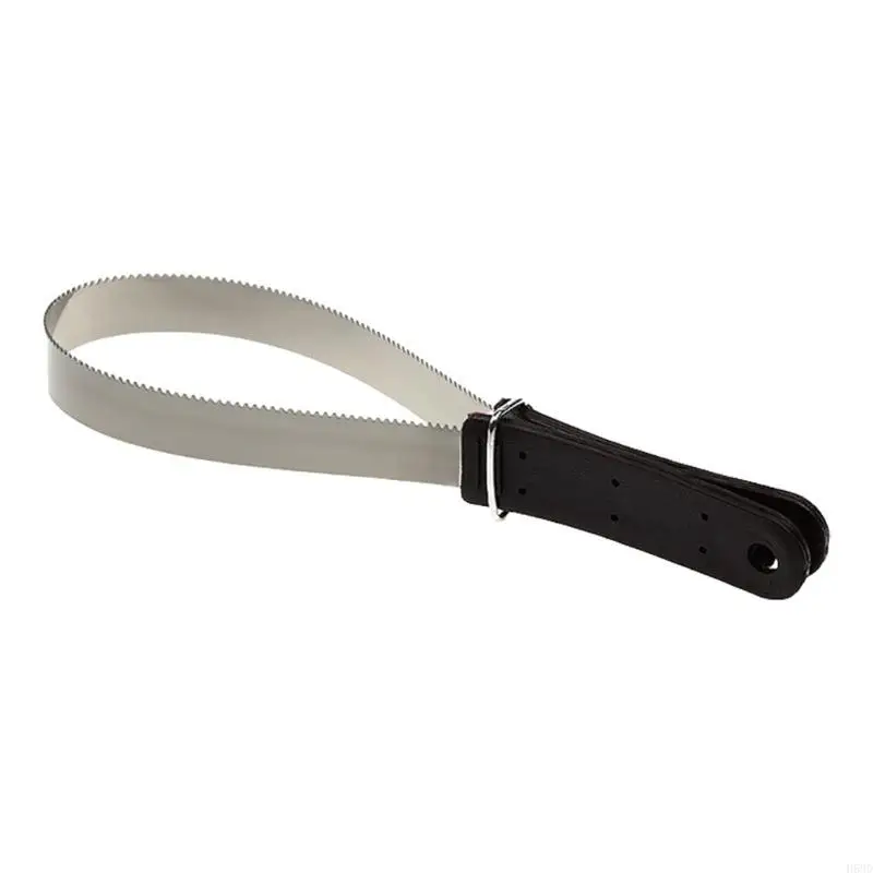 Shedder Scraper Horse Shedding Grooming Tool for Horse Stainless Steel Horse Hair Brushes Double Sided Shedding Blade