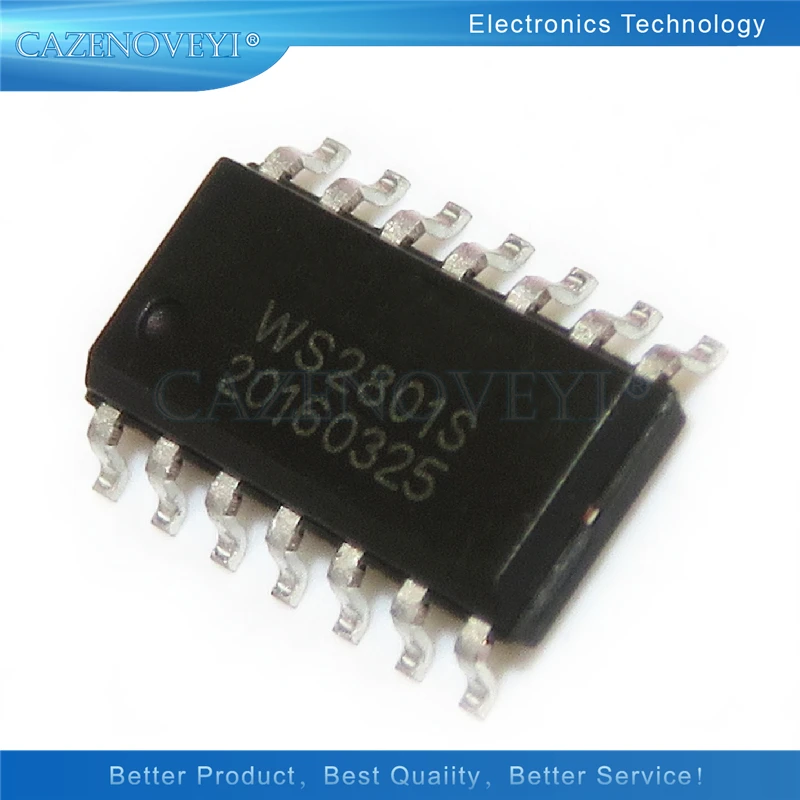 10pcs/lot WS2801SO WS2801S WS2801 SOP-14 In Stock