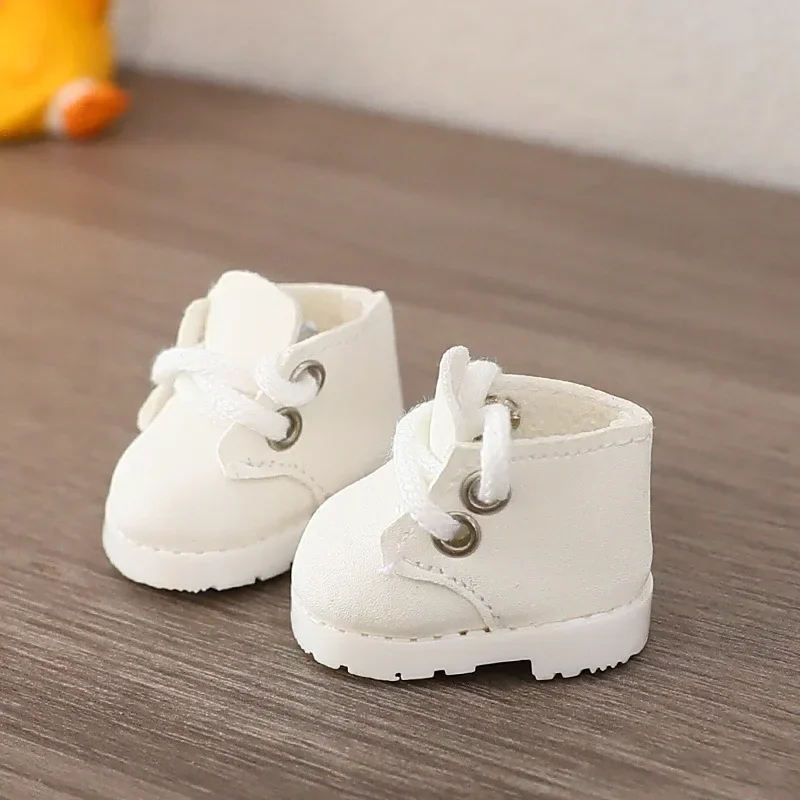 

(Only Shoes)Labubu Fashion Leather Shoes for Doll Labubu Doll Accessories Toys for Kids Doll Accessories Canvas Shoes Sneakers